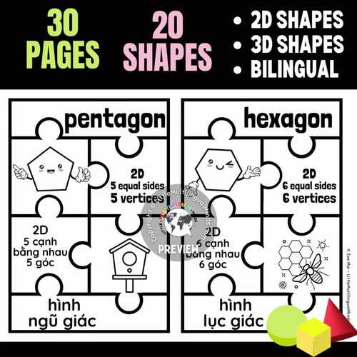 Geometric Shapes: Amazing List of 2D & 3D Shapes in English • 7ESL