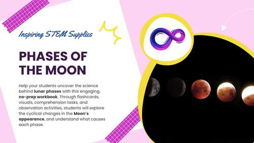 Phases Of The Moon Workbook & Activities | Astronomy Lesson with Easel ...