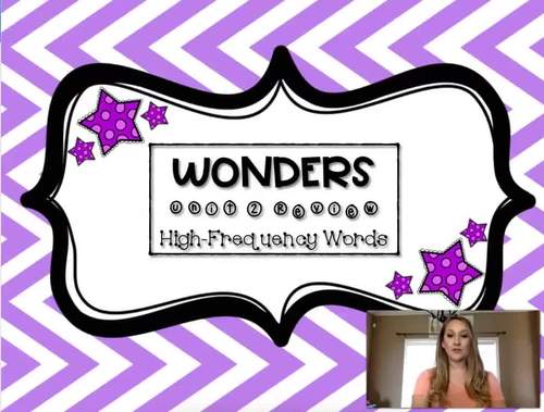 Preview of Reading Wonders Unit 2 Week 1 High-Frequency Words Sign Language Tutorial Video