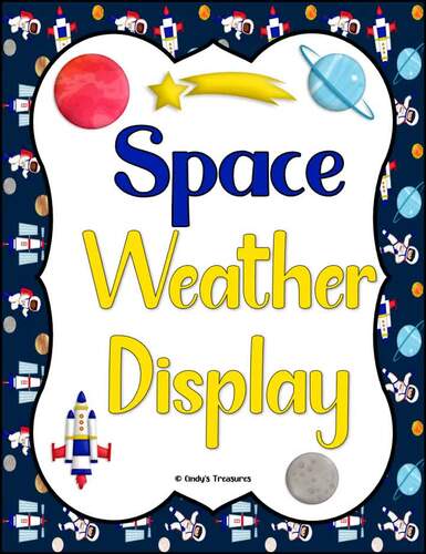 Space Weather Display by Cindy's Treasures | TPT
