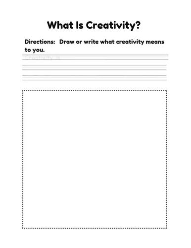 Creativity Celebration Printable Pack | Creative Thinking Activities ...