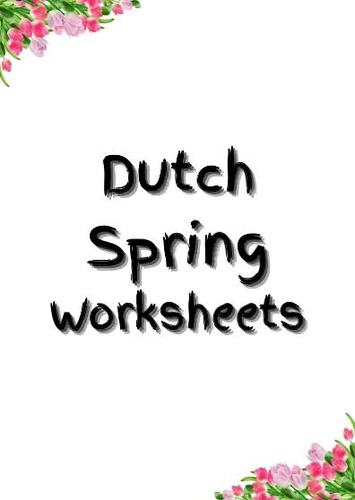 Dutch Spring Worksheets Activity by Worksheet Whisperer | TPT