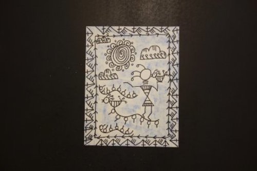 Preview of Let's Draw Warli Folk Art (India)