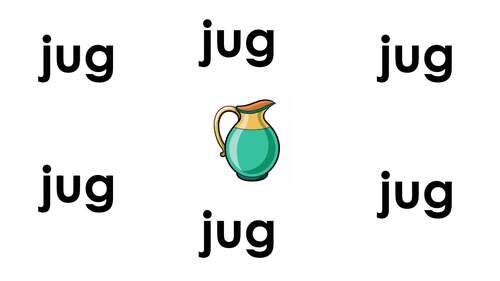 Errorless learning -ug word family mats by Mrs K's Special Kids | TPT