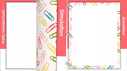 Printable and Editable Binder Covers and Spines - School by Pretty ...