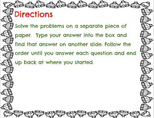 LCM and GCF Winter Word Problems Scavenger Hunt- Christmas Math Activity