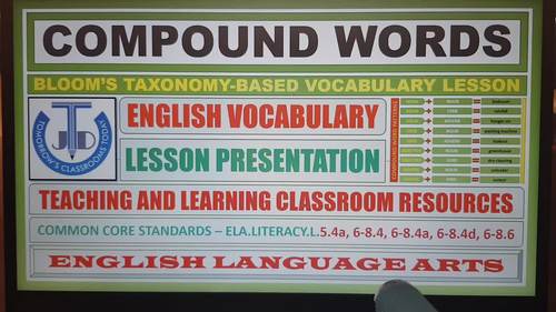 COMPOUND WORDS - VOCABULARY - BUNDLE by JOHN DSOUZA | TPT