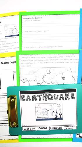 Earthquake Activities by Teaching Muse | TPT