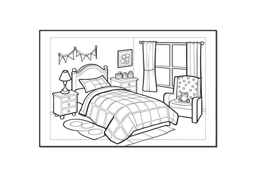 Ignite Creativity with Coloring Page Baby Room for Kids Vol 3 | TPT