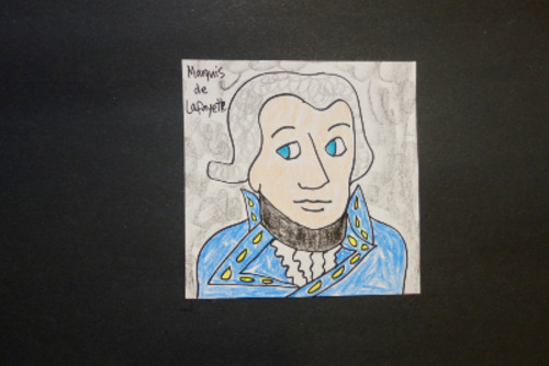 Preview of Let's Draw The Marquis de Lafayette!