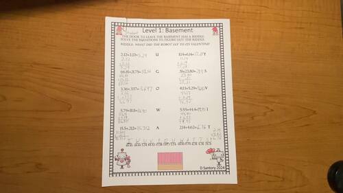 Adding & Subtracting Decimals Bundle | 4th & 5th Grade Math Activities HOLIDAYS