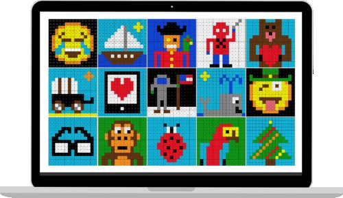 Preview of Distance Learning: Interactive Math Mystery Pictures