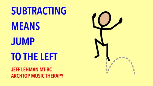Preview of Subtraction Song & Video - Subtracting Means Jump To The Left -5
