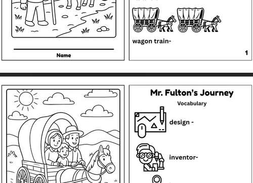 Westward Expansion with vocabulary booklet by Tiny Thinkers Lab Co.