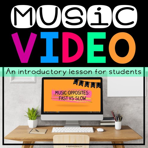 Preview of Tempo: Fast And Slow Video (Great For Music On A Cart & Music Distance Learning)