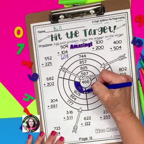 Back to School 3rd Grade Math Worksheets | Digital and Printable