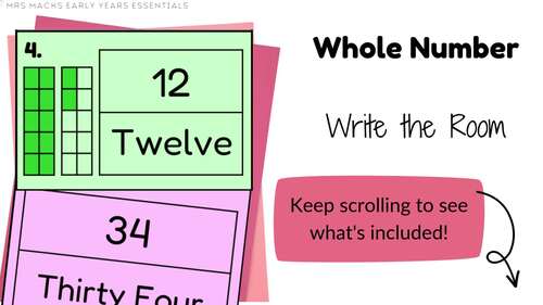 Write The Room - Read and Recognise Numbers 1-1000 - Australian Curriculum