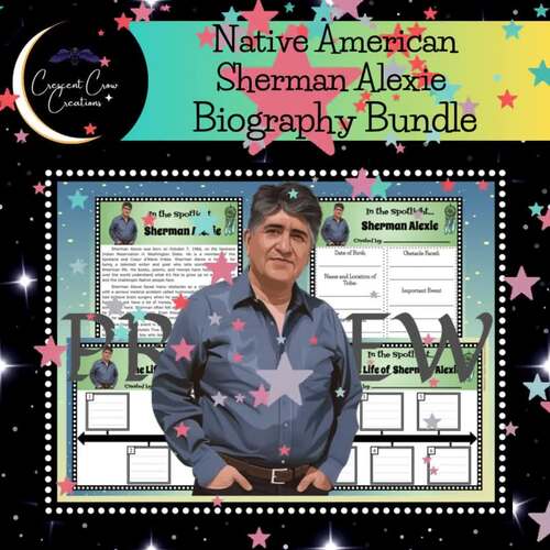 Sherman Alexie Native American Heritage Month Biography Bundle | TPT