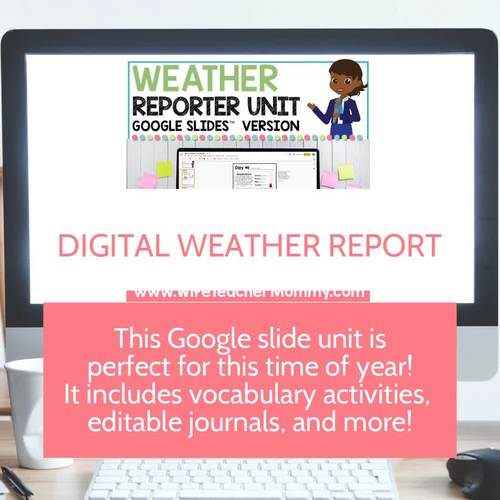Weather Reporter Unit for Upper Grades (Digital Version) by Wife ...
