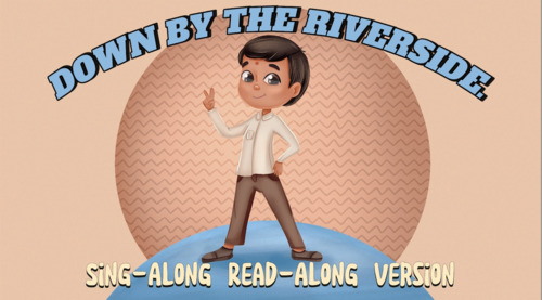 Preview of Down By The Riverside - Lyric Video With Multicultural Kids