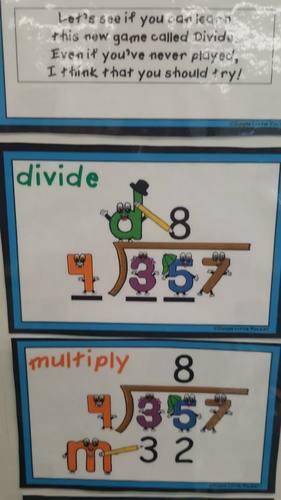 Long Division Anchor Chart Poster 4 th Grade by Simple Little Pocket