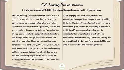 CVC Reading Stories & Answering Questions BUNDLE  (ABBLS-R, AFLS)