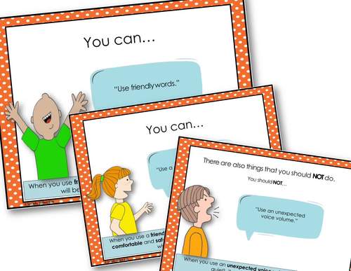 Using Friendly Talk Social Skills Story and Activities for Special