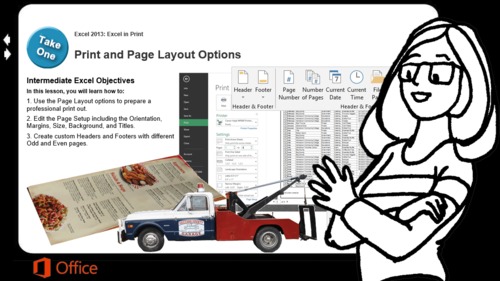Preview of Microsoft Excel 2013 Intermediate: In Print