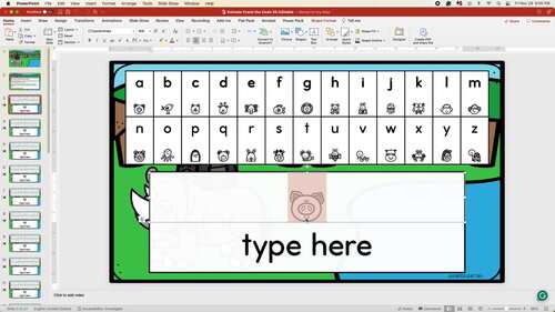 Animals Crack the Code - Editable - PowerPoint by KinderCrafting