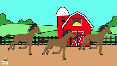 Preview of Horses Galloping Dance Creative Movement