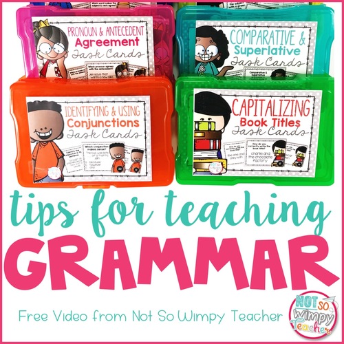 Preview of Grammar and Language Teaching Tips FREE Video