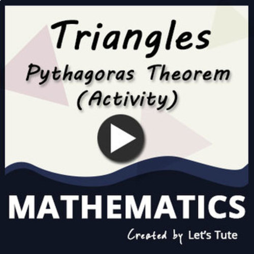 Preview of Mathematics  Pythagoras theorem - Activity Videos. Pythagorean theorem Geometry
