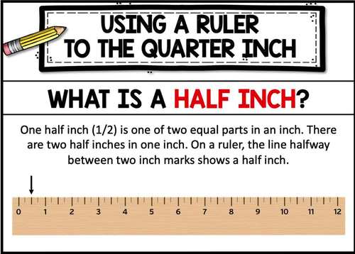 Measuring with a Ruler to the Quarter Inch Math Boom Cards Printable Task Cards