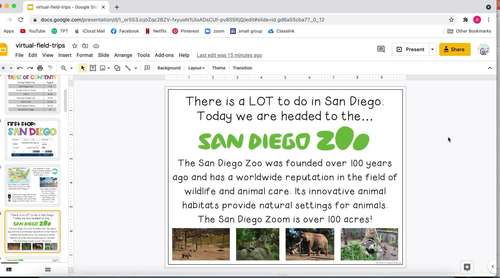Virtual Field Trips by Learning with Lexie | TPT