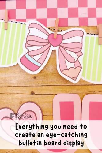 Valentine's Day Bulletin Board Valentine Goose February Door Decor