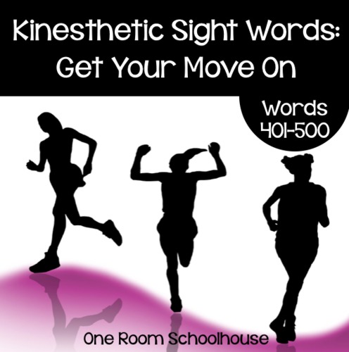Preview of Kinesthetic Sight Words: Get Your Move On! (Set 5)