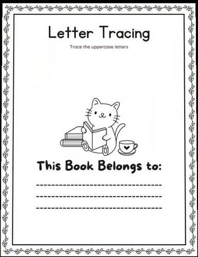 Beginning Sound Alphabet Letter Trace Worksheet of the Week Handwriting ...