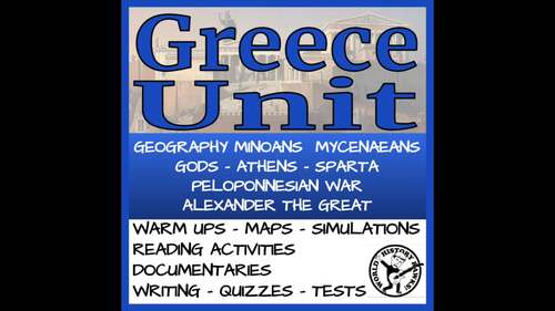 Ancient & Classical Greece Unit Bundle - Reading Activities Simulation ...