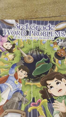 3rd Grade Math Word Problems- A Matica Quest Workbook
