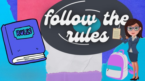 Preview of Follow the Rules- Social Story Song for Special Education and Early Elementary