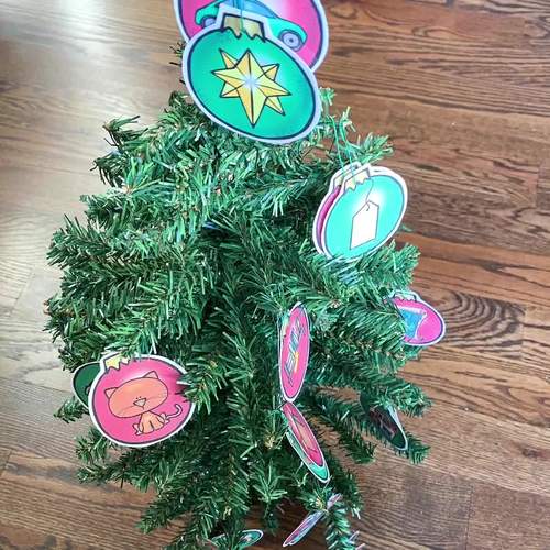 Ornament Rhymes Literacy Activity by Turner Tots TpT