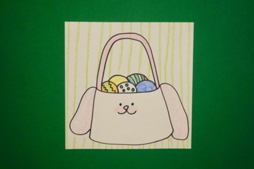 Preview of Let's Draw a Baby Bunny Basket!