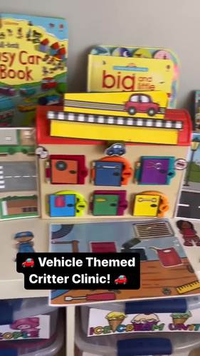 Vehicle Critter Clinic Speech and Language Therapy Toy Companion