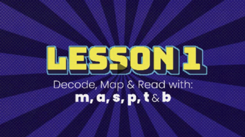 Preview of Let's Read! | Lesson 1 | Decode, Map, Blend and Read With: m, a, s, p, t & b
