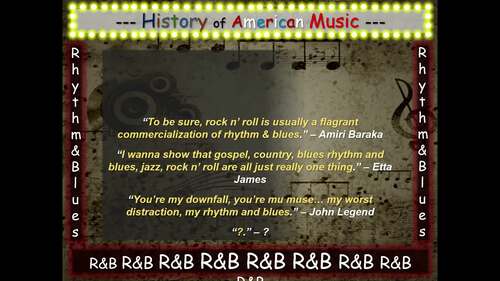 What does R&B Stand For?, Rhythm & Blues Overview, History & Artists -  Lesson