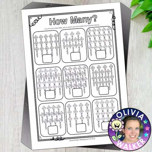 How many? Numbers 10 - 20, Ten to Twenty Count and Write Worksheets ...