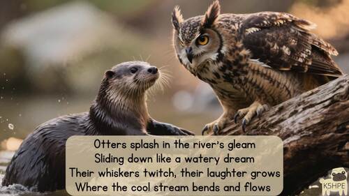 Preview of Music: Otters And Owls Song Classroom Songs Reading Lyrics Sing-along