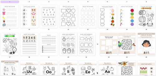 Activity Worksheets - Basic by Learning to Learn- Inquisitive Mind