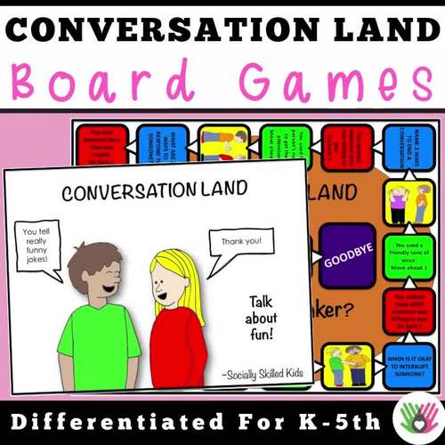 CONVERSATION BOARD GAMES Differentiated Board Games Distance Learning