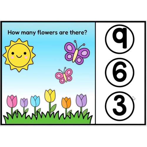 Spring Counting Boom Cards™ | Number Recognition 0–20 | Digital Math ...